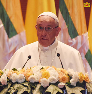 Pope Francis addresses to Government Authorities, Civil Societies and the Diplomatic Corps