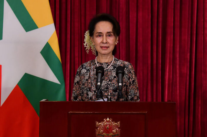 State Counsellor Delivers Speech on Updated Situations of COVID-19 Containment Measures