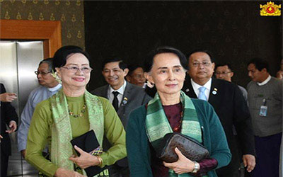State Counsellor back from China working visit