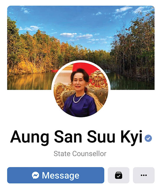 State Counsellor Thanks People on Her FB Account for Combating COVID-19