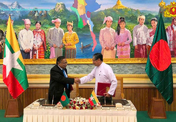 The Republic of the Union of Myanmar and the People’s Republic of Bangladesh signed the Arrangement on Return of Displaced Persons from Rakhine State