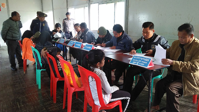 Seven of family return to Rakhine