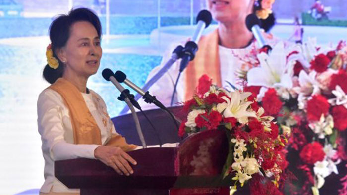 Stakes driving for Shin Rai Vocational Institute held in presence of State Counsellor, Japanese PM’s wife